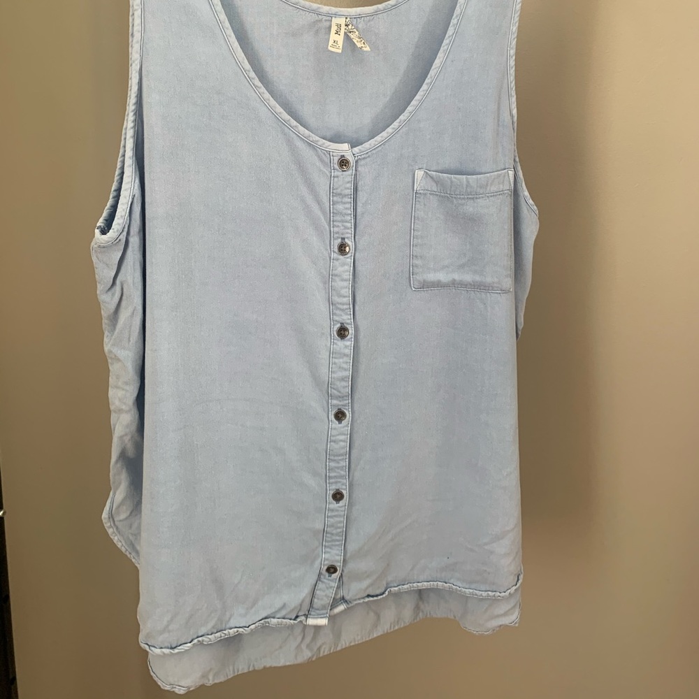 Mudd denim tank juniors XL